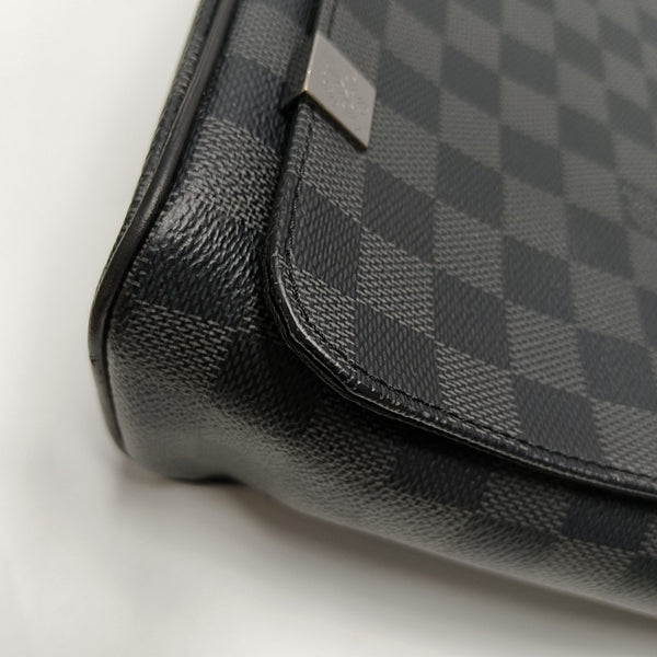 DISTRICT MM Damier Graphite Coated Canvas Gray