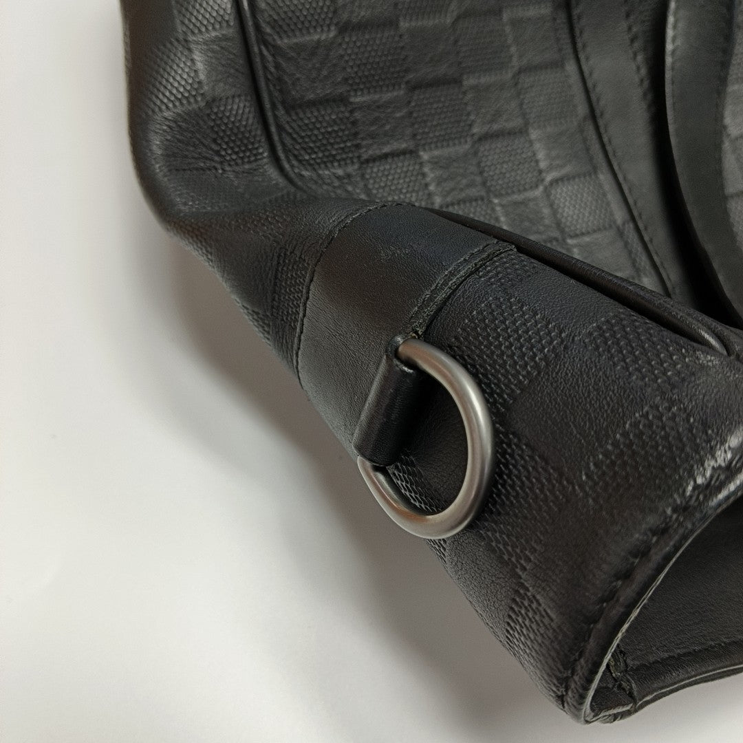TADAO PM Damier Graphite Calfskin Black
