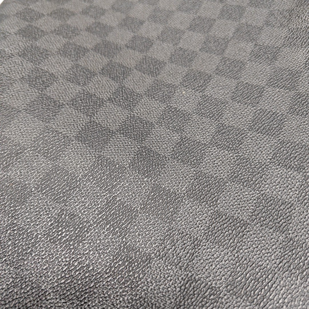 DANIEL Damier Graphite Coated Canvas Gray