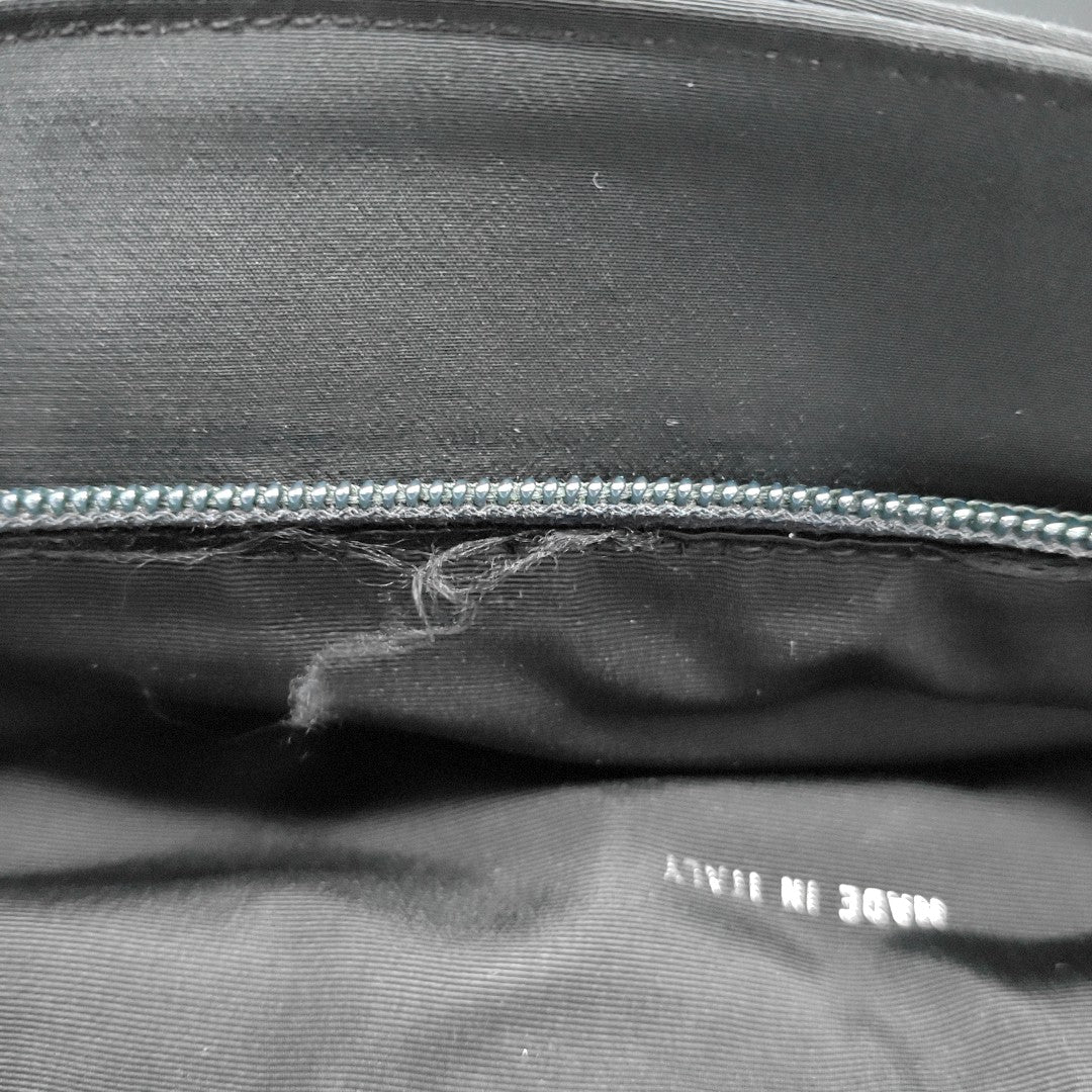Nylon Top Handle Bag Black