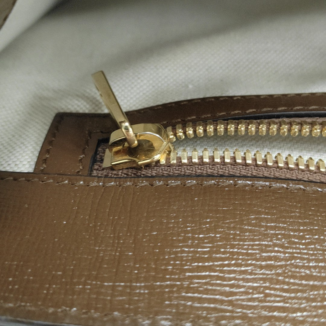 Retro Small Monogram Coated Canvas Brown