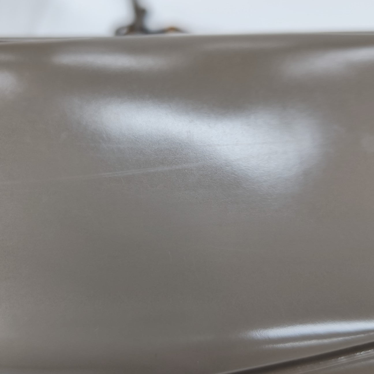 Lady Lock Calfskin Gray