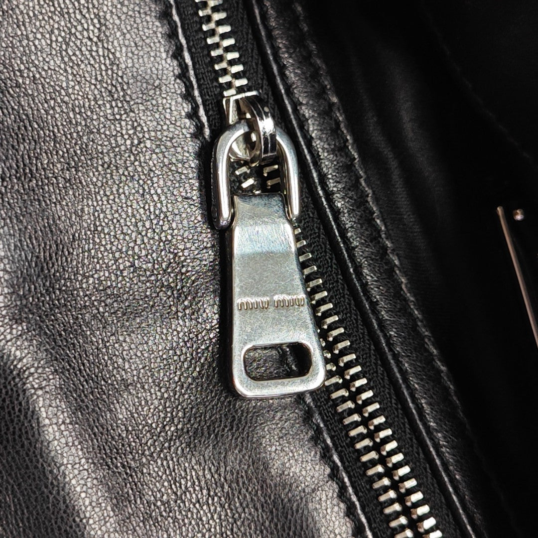 Lambskin Shoulder Bag Black