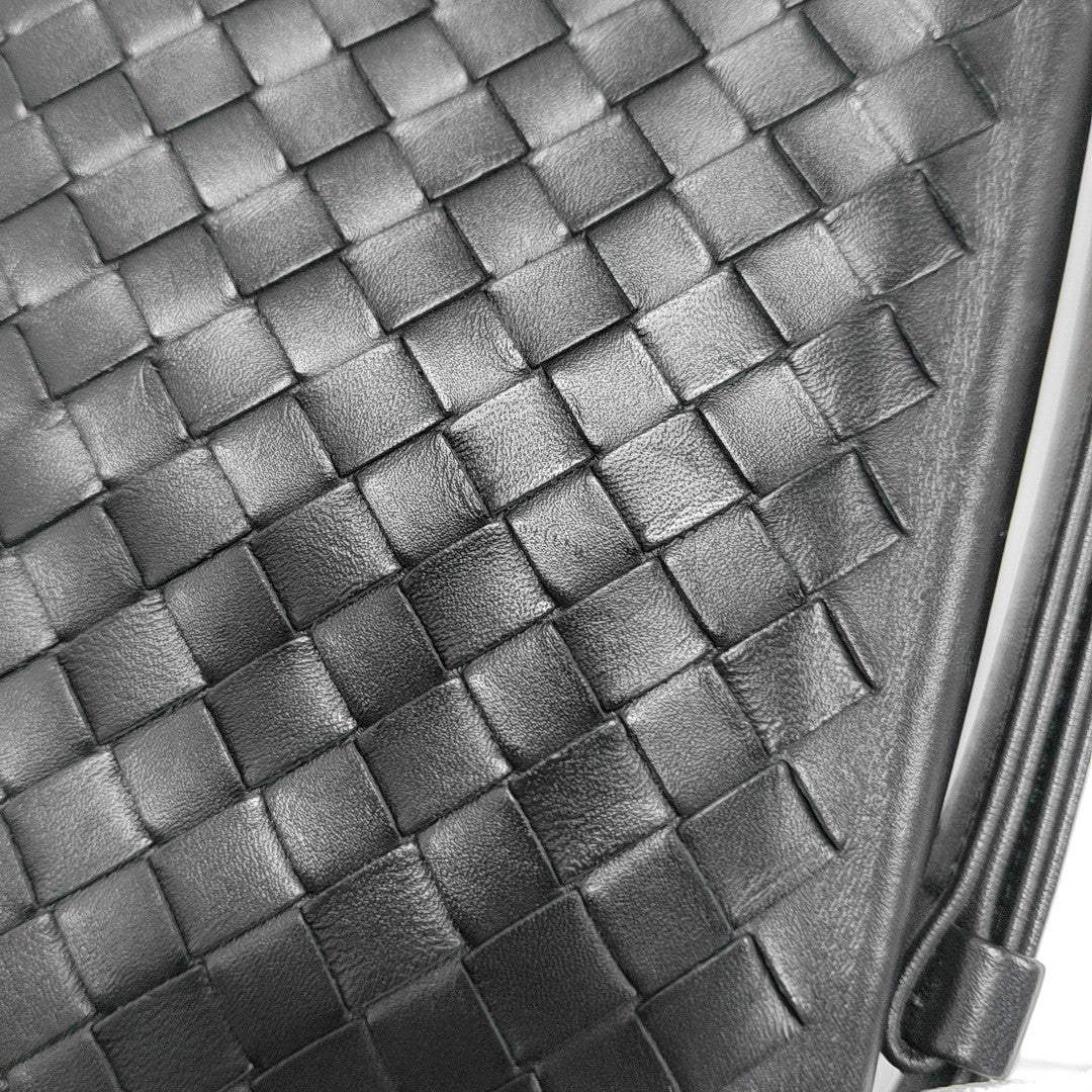 Calfskin Top Handle Bag Black