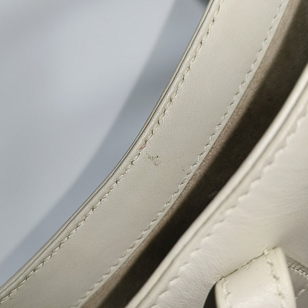 LE 5 À 7 Mini Calfskin White