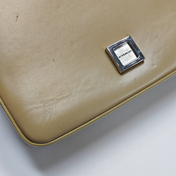 Calfskin Shoulder Bag Medium Beige
