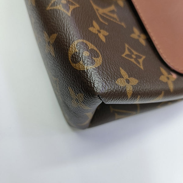 LOCKY BB Monogram Coated Canvas Brown