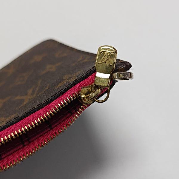 NEVERFULL MM Monogram Coated Canvas Brown