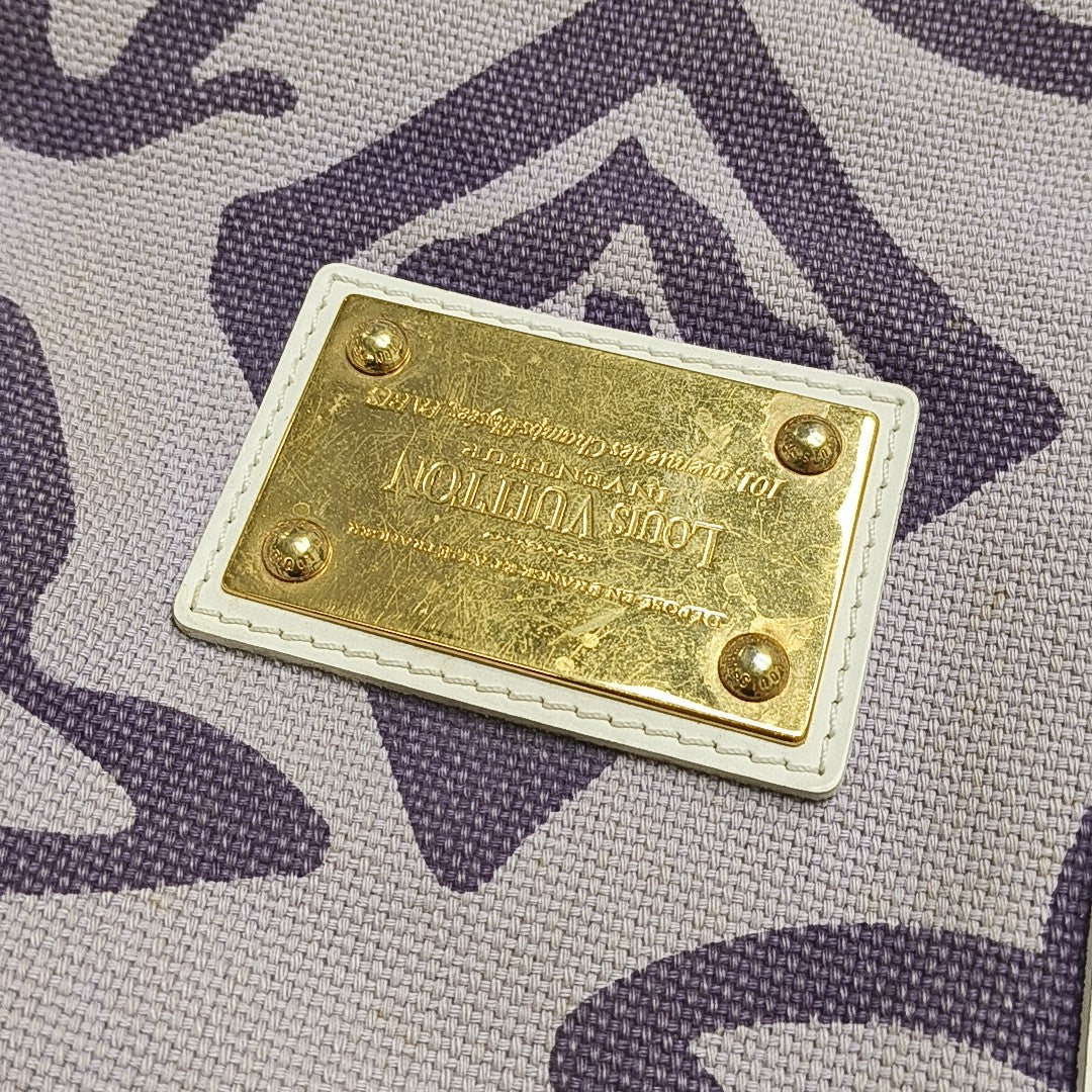 TAHITIENNE CABAS MM Monogram Canvas Purple