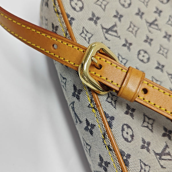 JULIETTE Mini Monogram Denim Gray