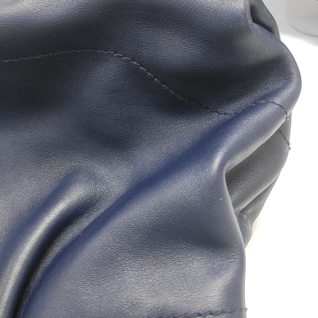 Calfskin Tote Bag Blue