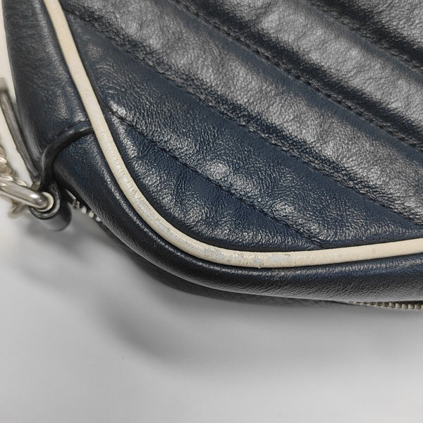 GG Marmont Small Quilted Calfskin Blue