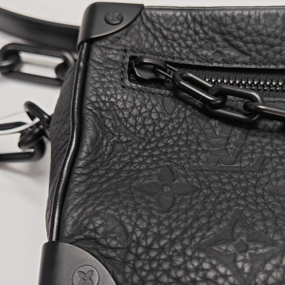 SOFT TRUNK Mini Monogram Calfskin Black