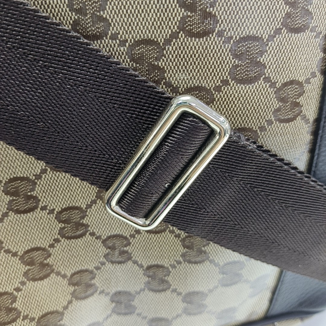 Monogram Coated Canvas Tote Bag Beige