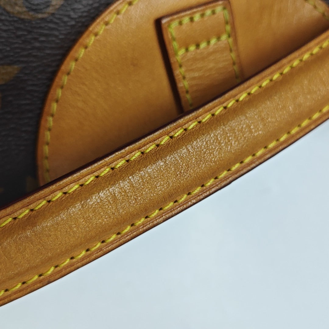 DUFFLE Monogram Coated Canvas Brown