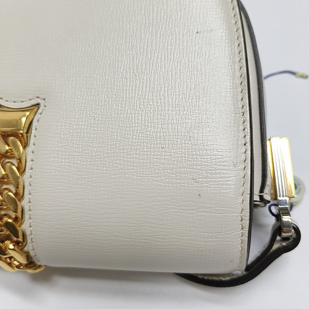 Sylvie 1969 Mini Calfskin White