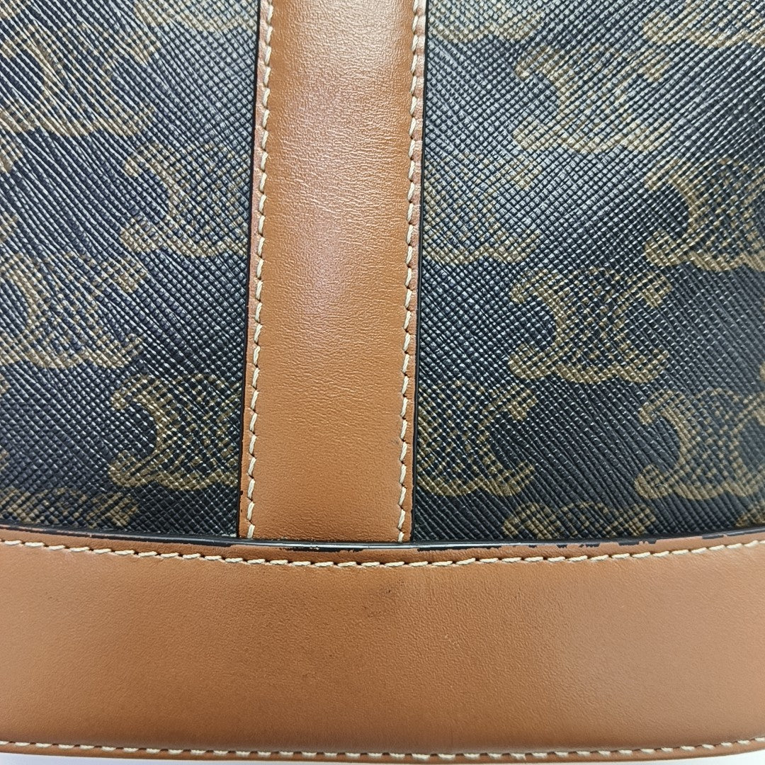 TRIOMPHE CANVAS Medium Coated Canvas Black