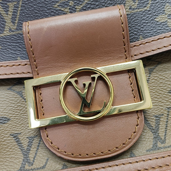 DAUPHINE Mini Monogram Coated Canvas Brown