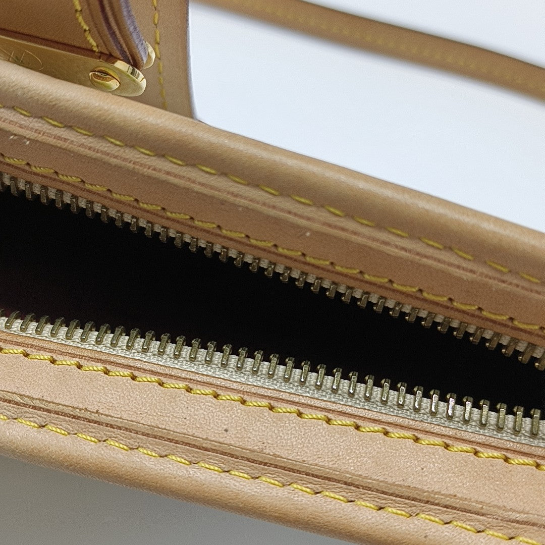 LV × TM SHIRLEY Monogram Coated Canvas White
