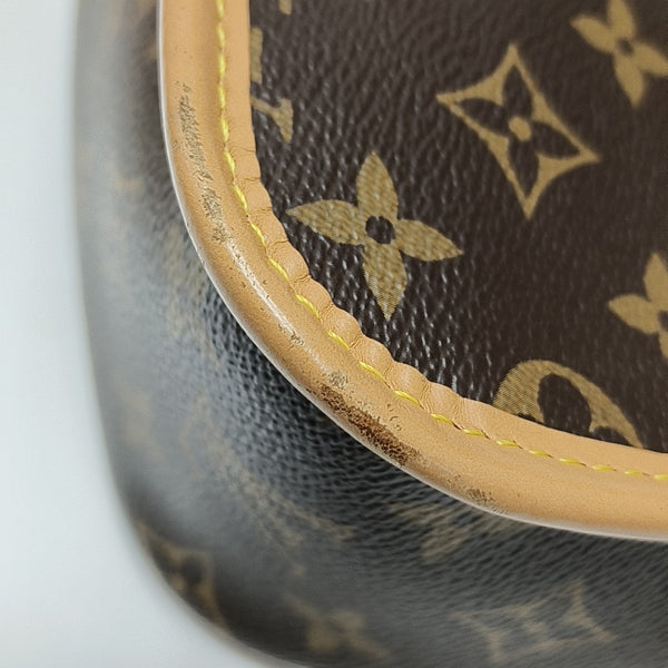 DIANE Monogram Coated Canvas Brown