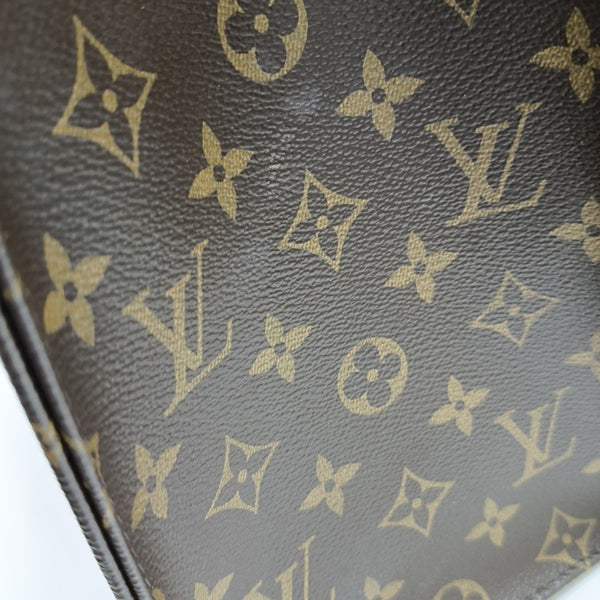 ONTHEGO MM Monogram Coated Canvas Brown