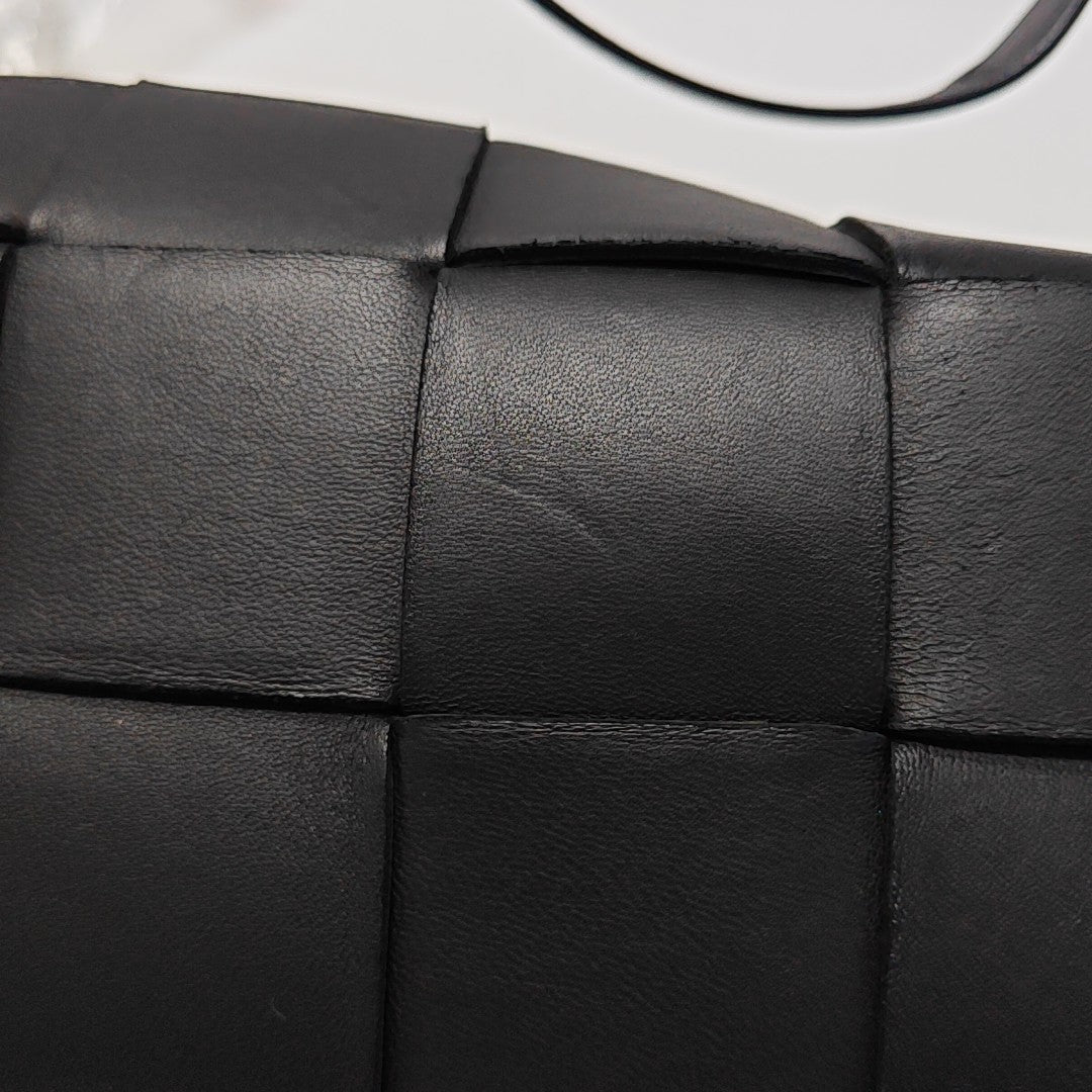 Brick Cassette Small Lambskin Black