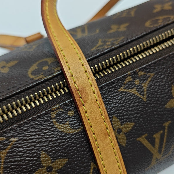 PAPILLON Monogram Coated Canvas Brown