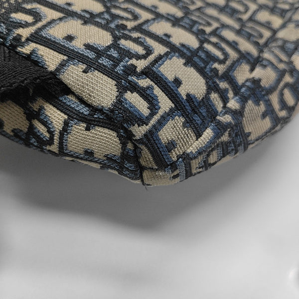 Diortravel Oblique Canvas Blue