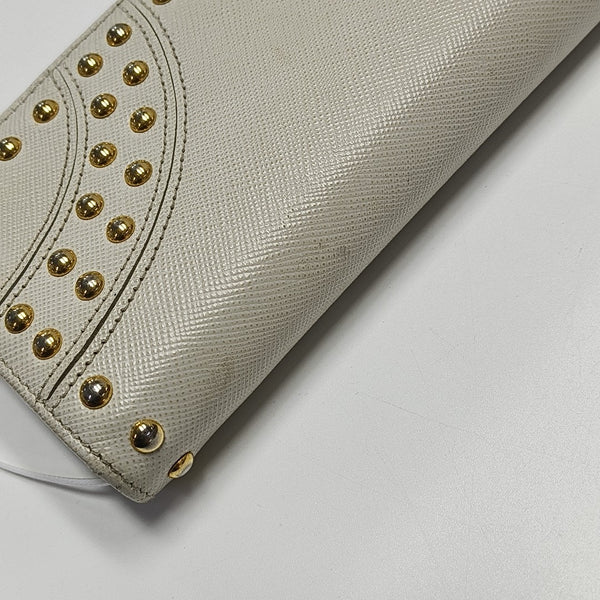 Calfskin Clutch White
