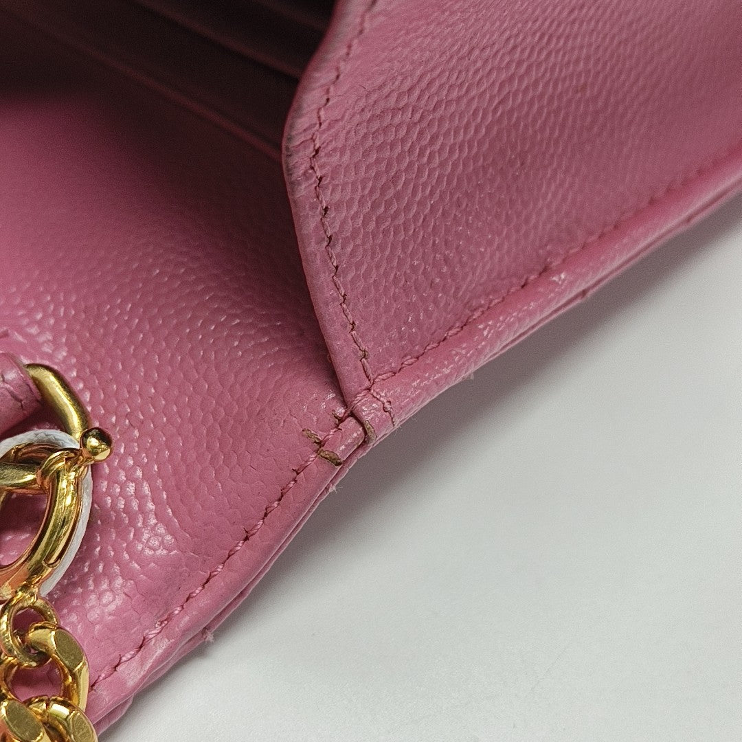 MONOGRAM WOC Chevron Calfskin Pink