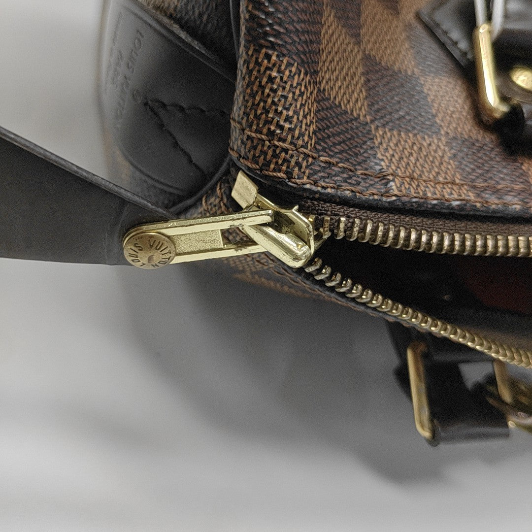 SPEEDY 25 Damier Ebene Coated Canvas Brown