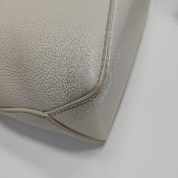 Puzzle Small Calfskin White