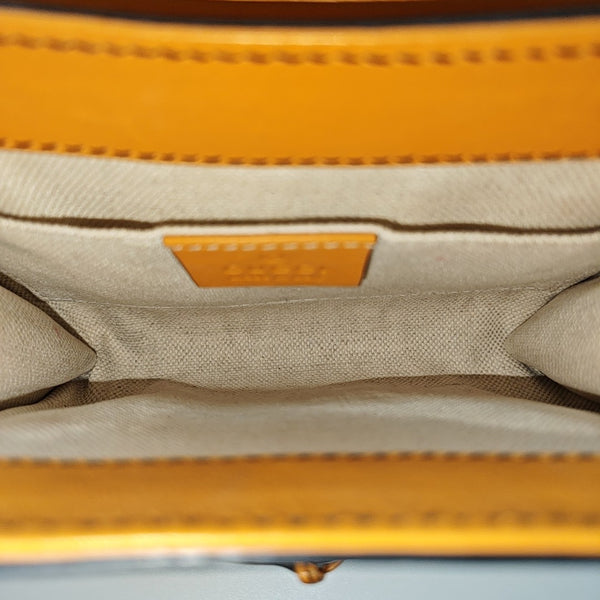 Emily Chain Monogram Calfskin Yellow
