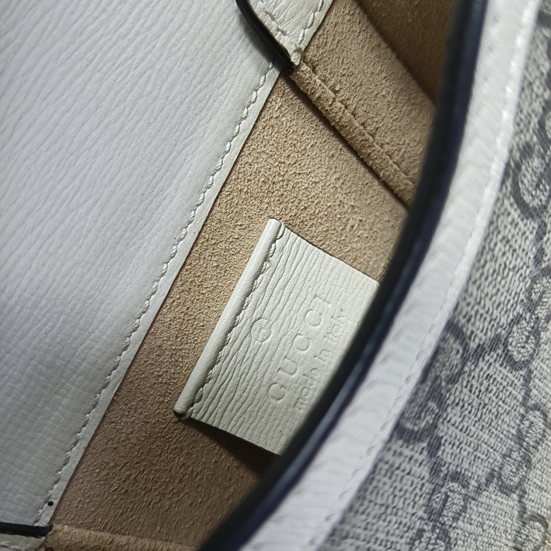 Horsebit 1955 Mini Coated Canvas Beige