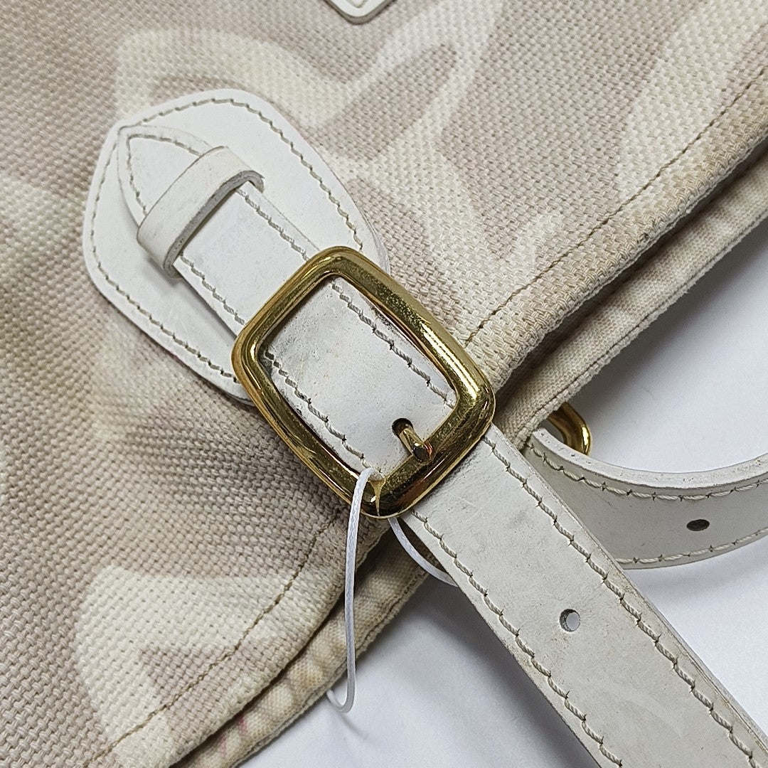 TAHITIENNE CABAS MM Monogram Canvas Beige