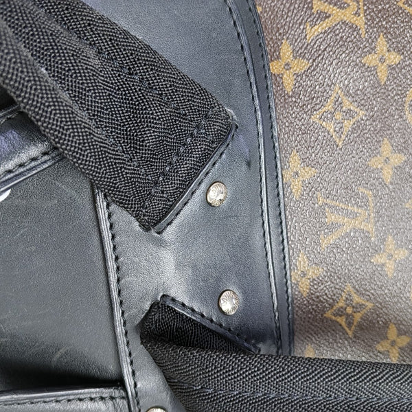 PALK Monogram Coated Canvas Brown