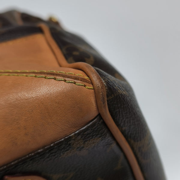 RETIRO GM Monogram Coated Canvas Brown