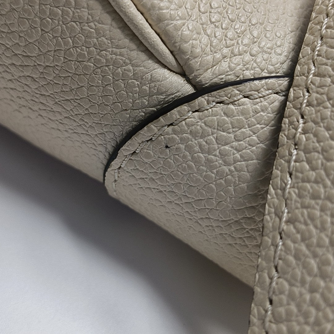 BAGATELLE Monogram Calfskin White