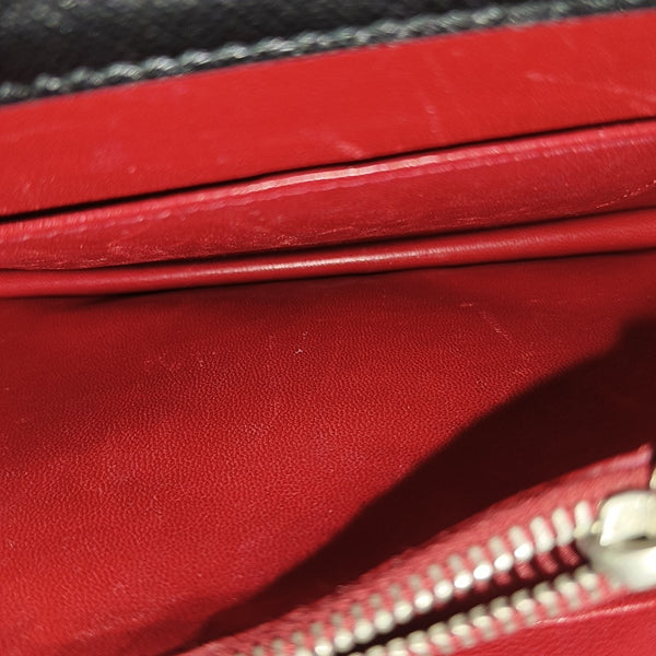 Saffiano Calfskin Shoulder Bag Black