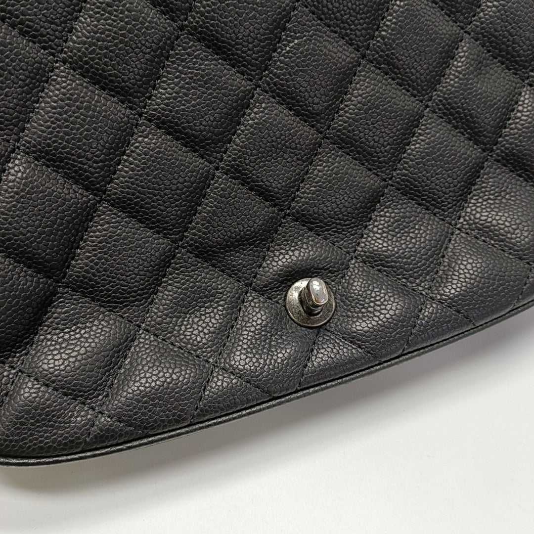 Caviar Quilted Grained Calfskin Black