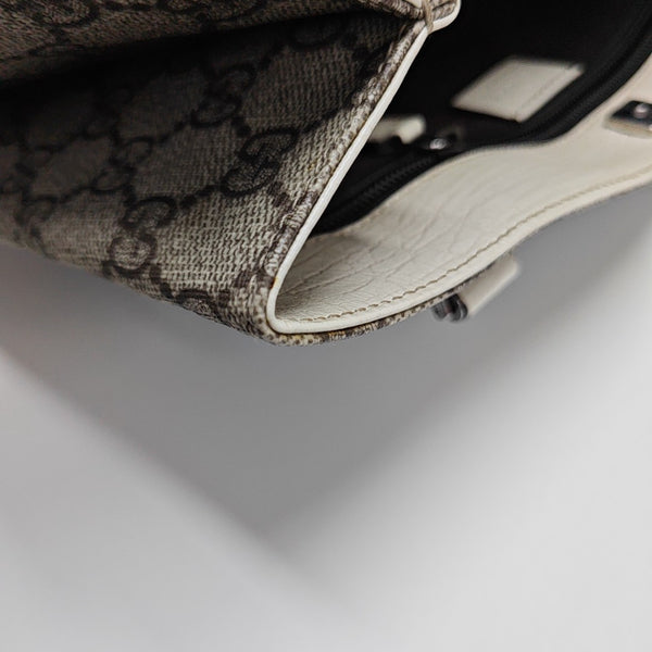 Monogram Coated Canvas Tote Bag Beige