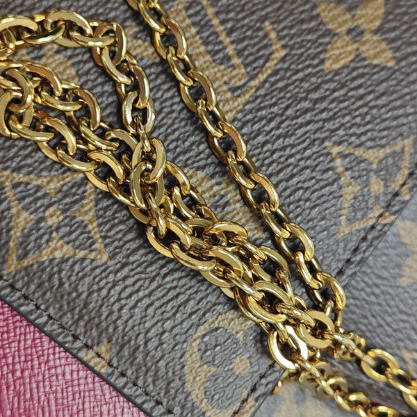 FÉLICIE Monogram Coated Canvas Brown