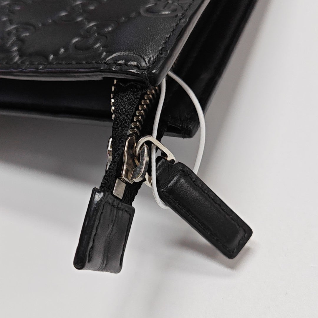 Signature Monogram Calfskin Black