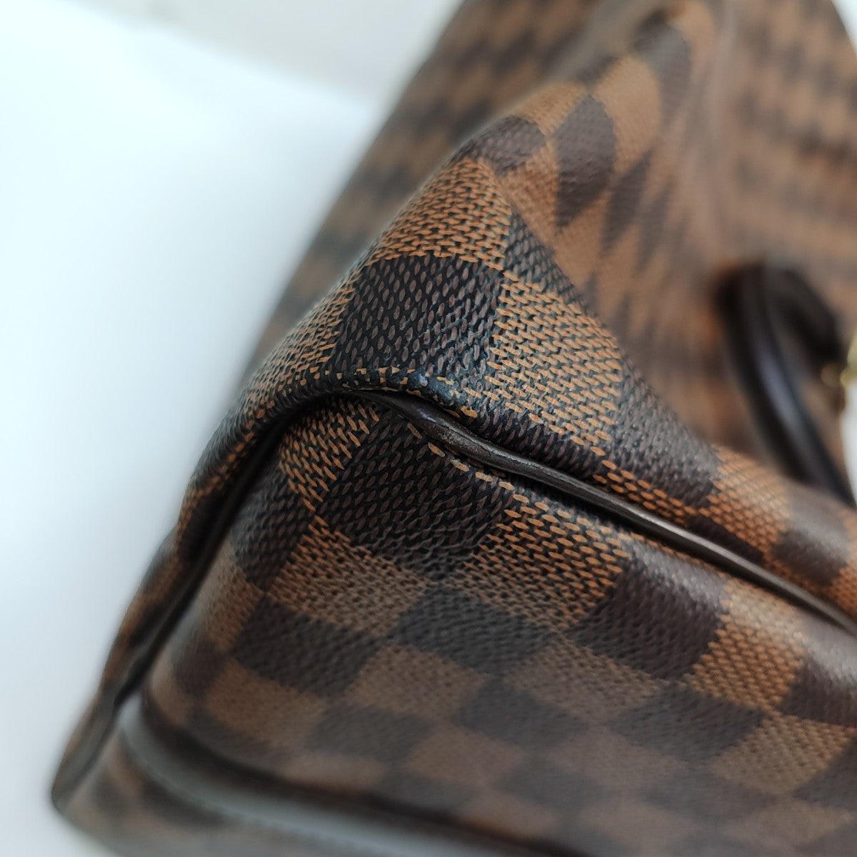 SPEEDY 35 Damier Ebene Coated Canvas Brown