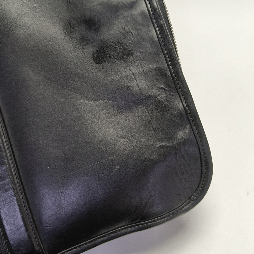 Calfskin Shoulder Bag Black