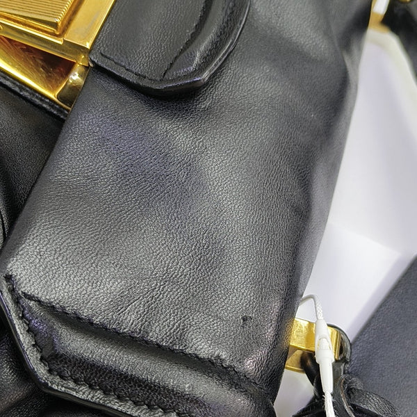 Dahlia Quilted Lambskin Black