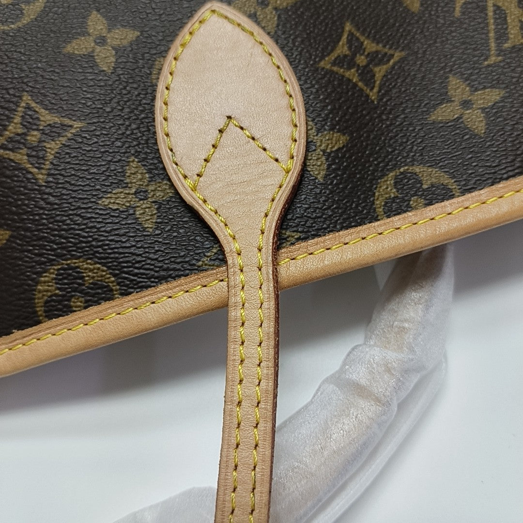 NEVERFULL INSIDE OUT GM Monogram Coated Canvas Brown