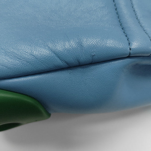 Lola Small Quilted Lambskin Blue