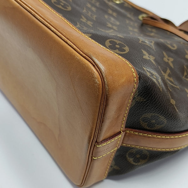 NOÉ BB Monogram Coated Canvas Brown