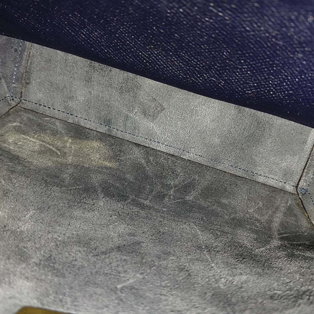 BELT Micro Calfskin Blue
